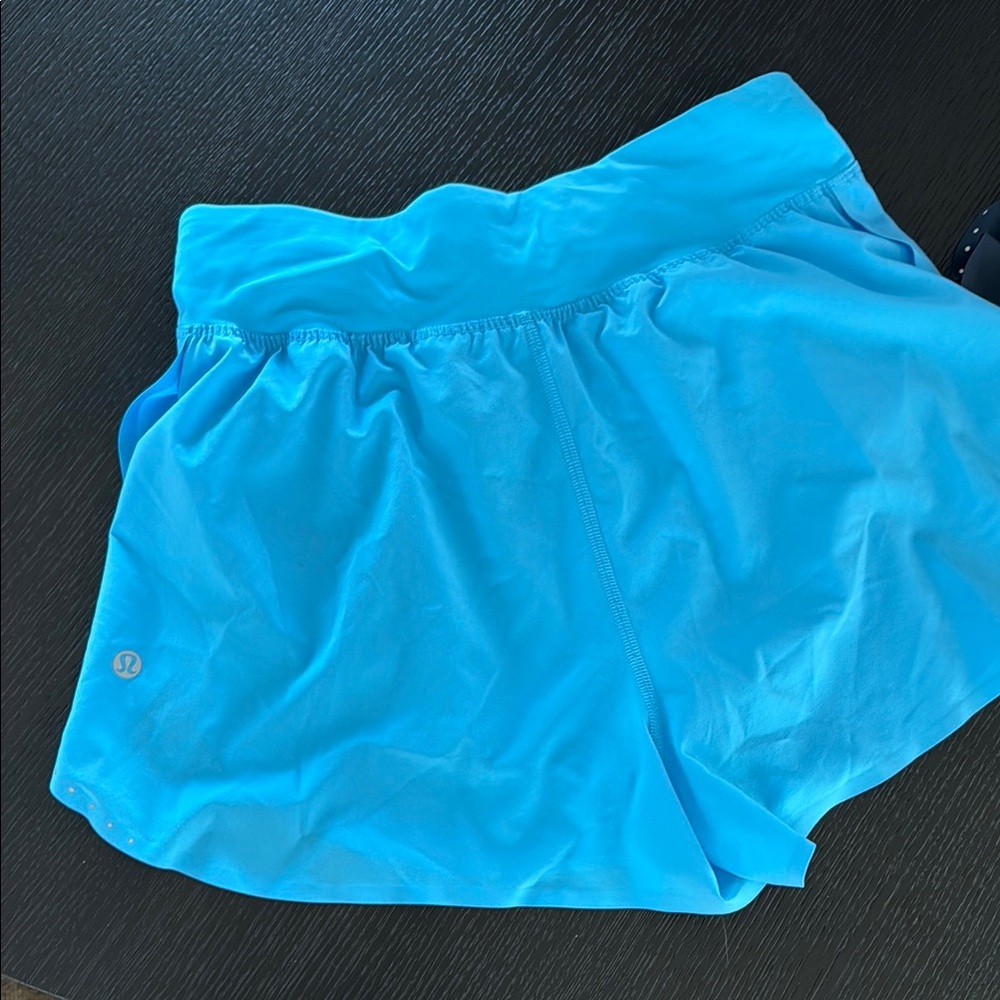 Lululemon athletica fast and free running short bright Blue